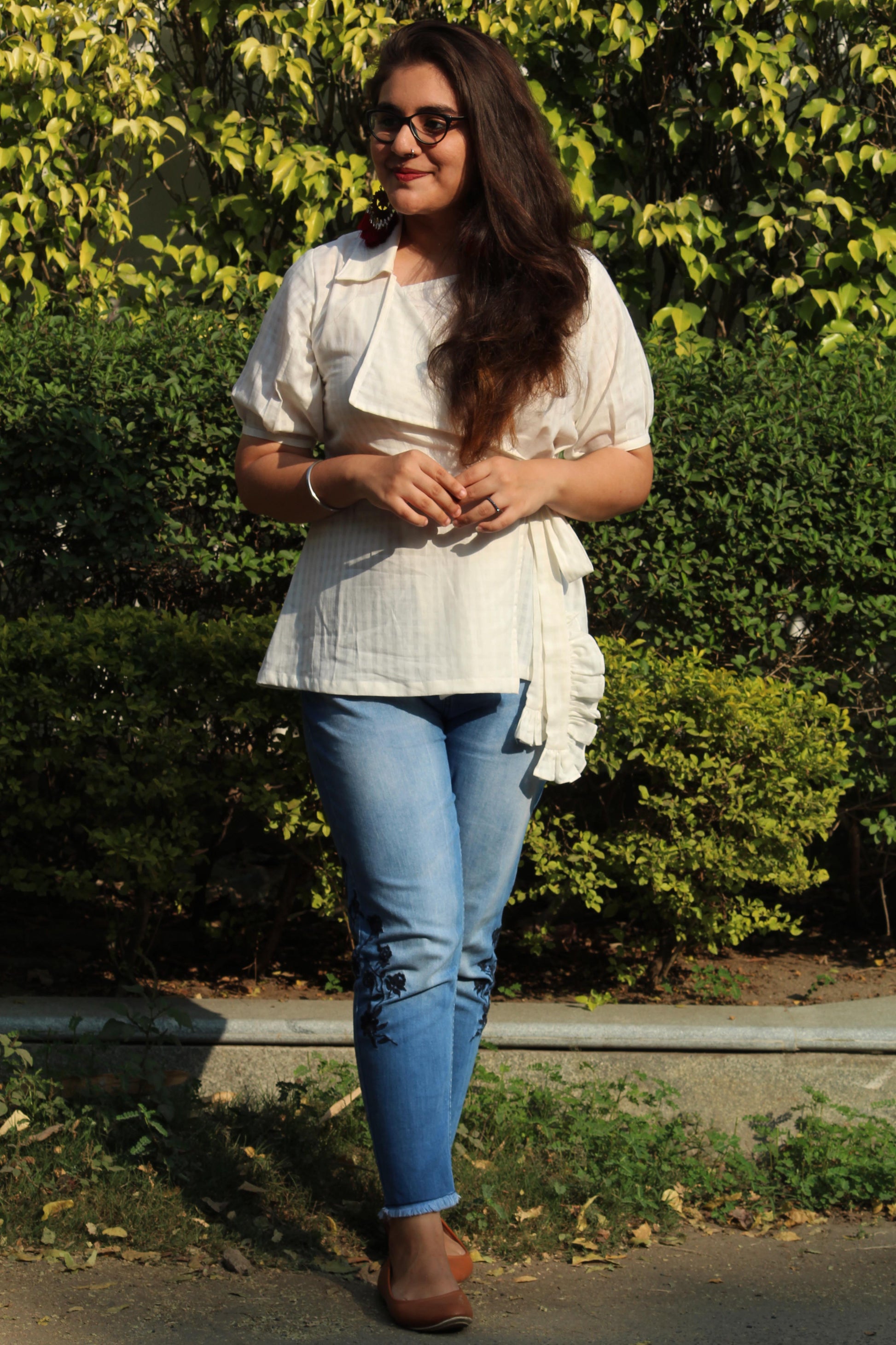 White Wrap Top - Sikhat